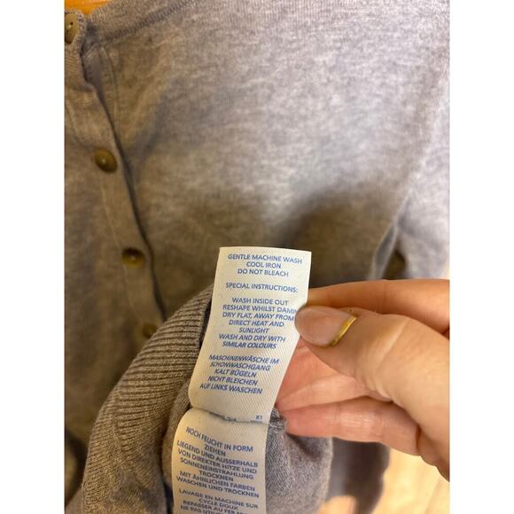 Boden Button Down Cardigan with Pockets Size US 8 - Picture 7 of 7